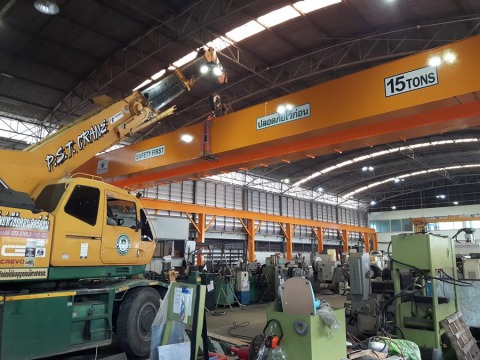 ติดตั้งเครนโรงงาน 15 ตัน ติดตั้งเครนโรงงาน 15 ตัน